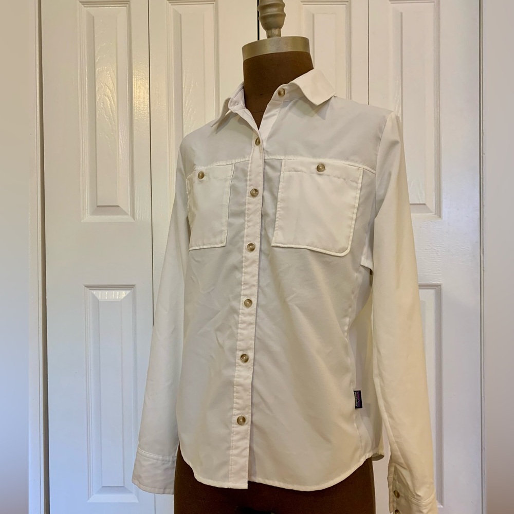 PATAGONIA WOMEN'S LONG-SLEEVED SELF-GUIDED HIKE SHIRT.